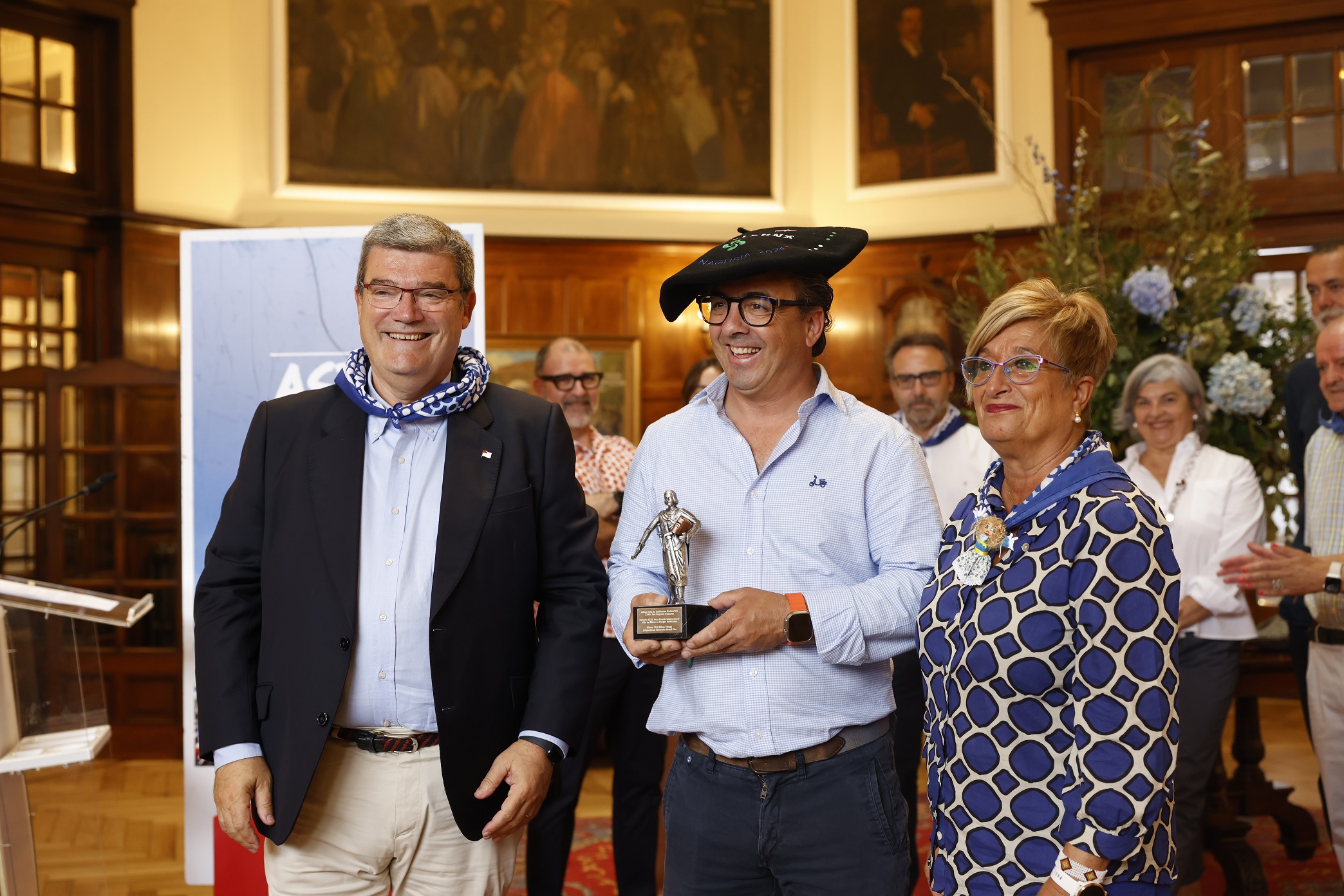 El Premio del Jurado del XXXII Concurso Internacional de Fuegos Artificiales Villa de Bilbao de Aste Nagusia ha sido para la pirotecnia La Rosa Internacional Fireworks de Sicilia.