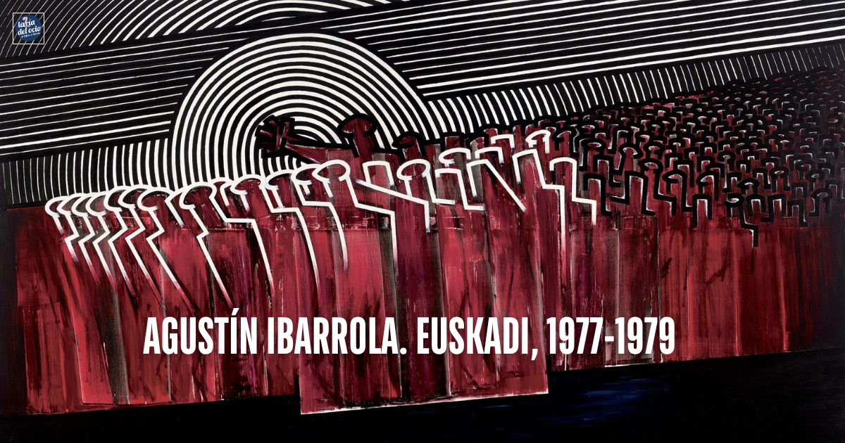 Agustín Ibarrola, mural Euskadi (1977-1979) que será expuesto en el Museo de Bellas Artes de Bilbao.