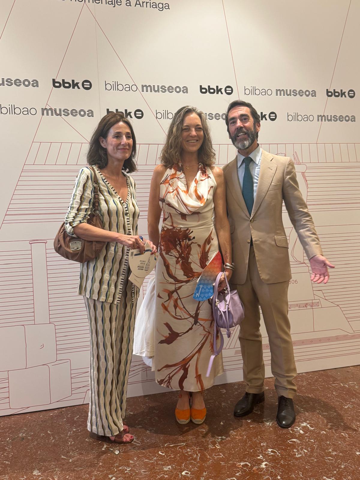 Teresa de Icaza, Itxaso Elordui y Rafael Orbegozo.