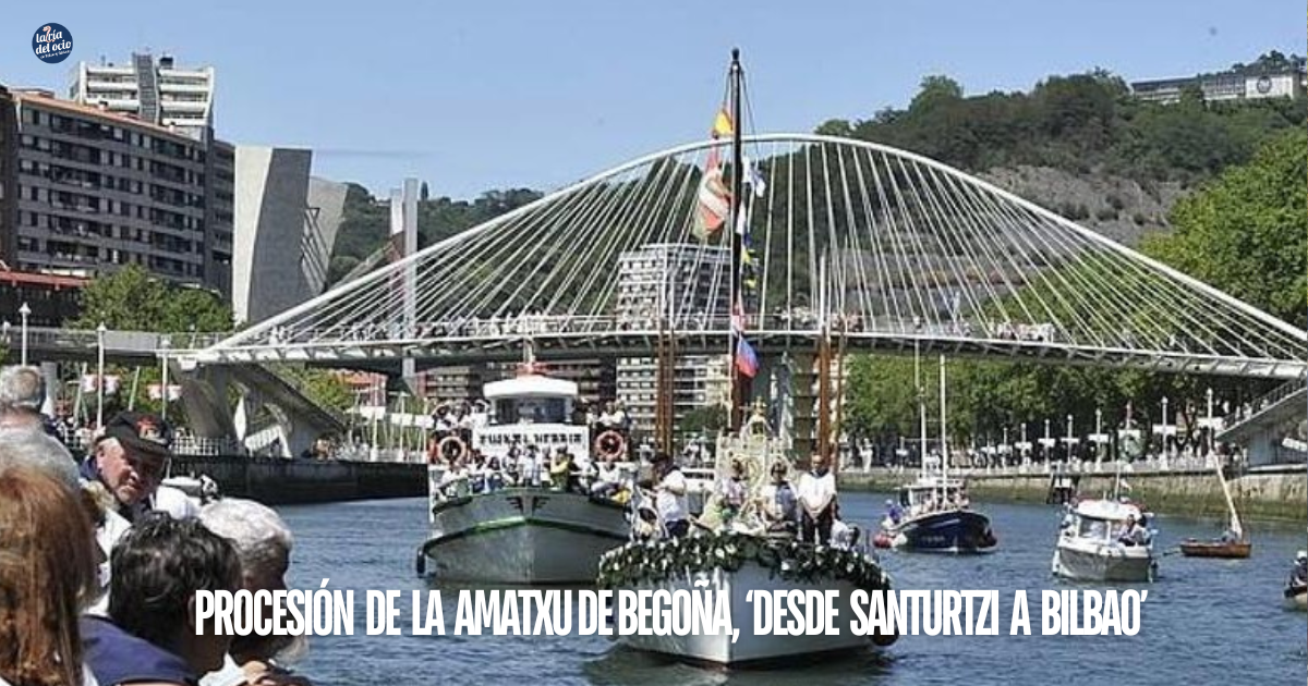 La Procesión Náutica de la Amatxu de Begoña recorrerá la ría el 14 de agosto con siete embarcaciones